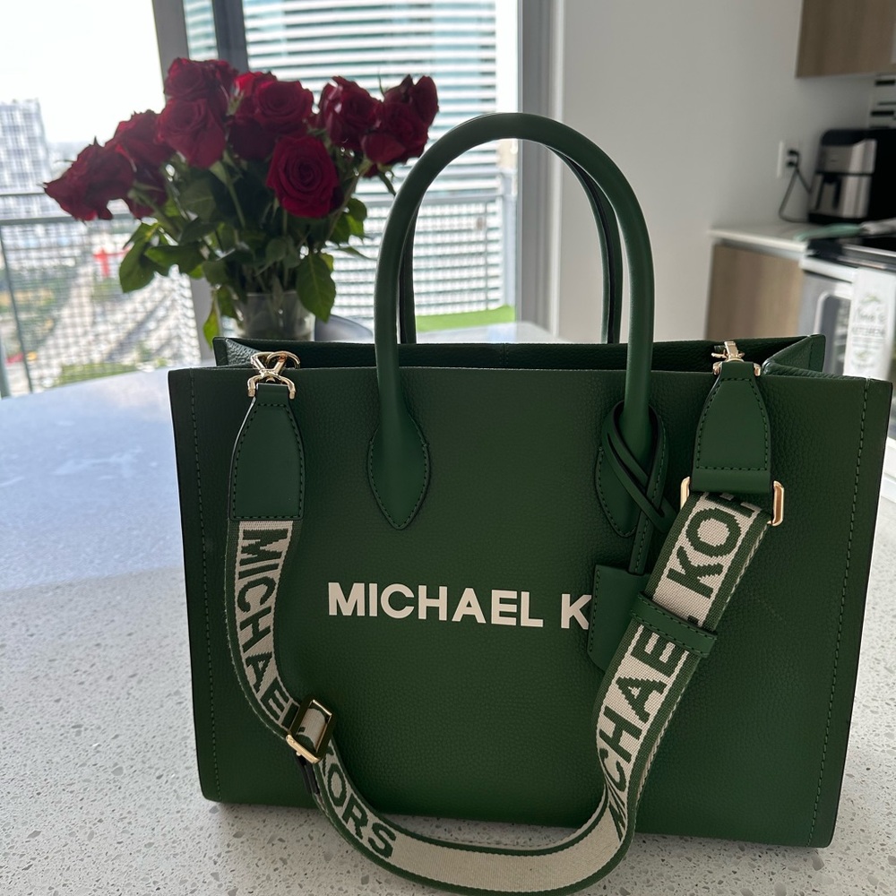 Michael Kors Green Tote Bag